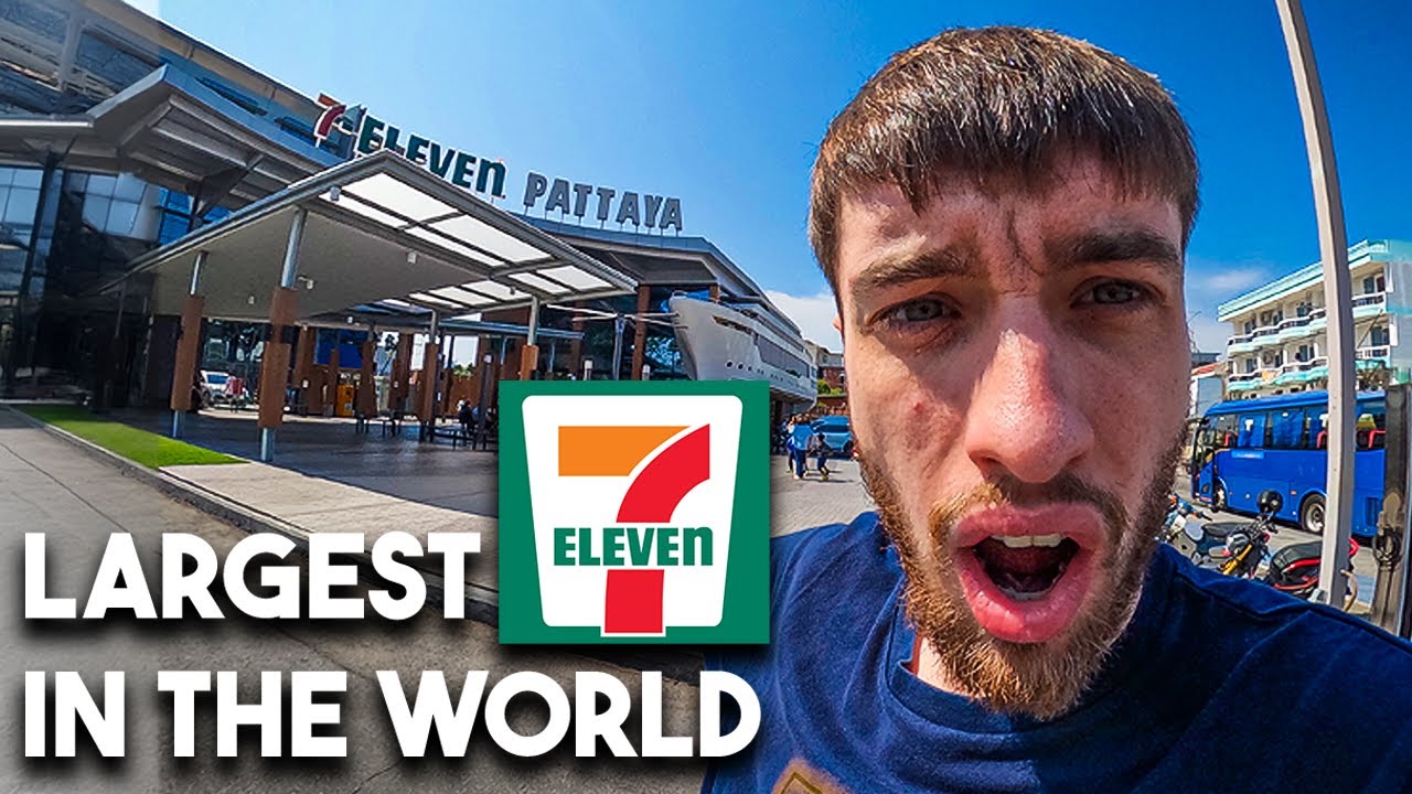 MUST TRY Food In World's LARGEST 7-Eleven in Pattaya, Thailand 🇹🇭