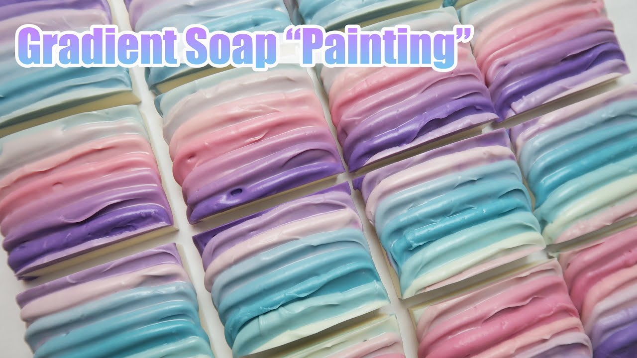 Gradient Soap Painting -  Spicy Pinecone
