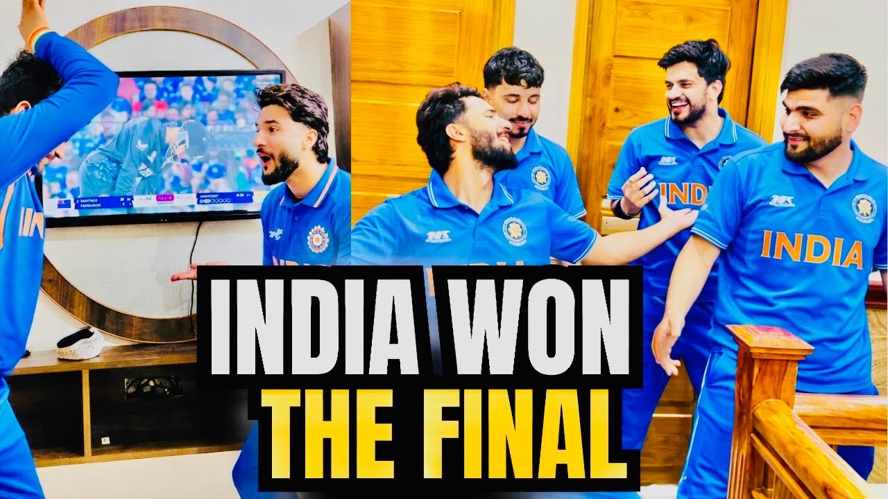 INDIA WON THE FINAL YAYA ❤️ #t20worldcup #final #indiawonworldcup #cricket #indiancricket #t20final 
