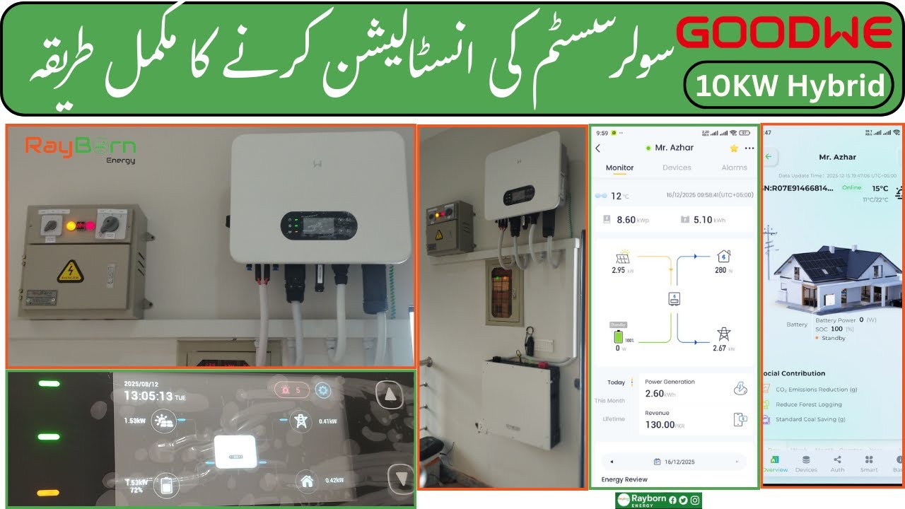 Proper Installation & Configuration of GoodWe ES Uniq 10kW Hybrid Solar Inverter | Complete Solar Go