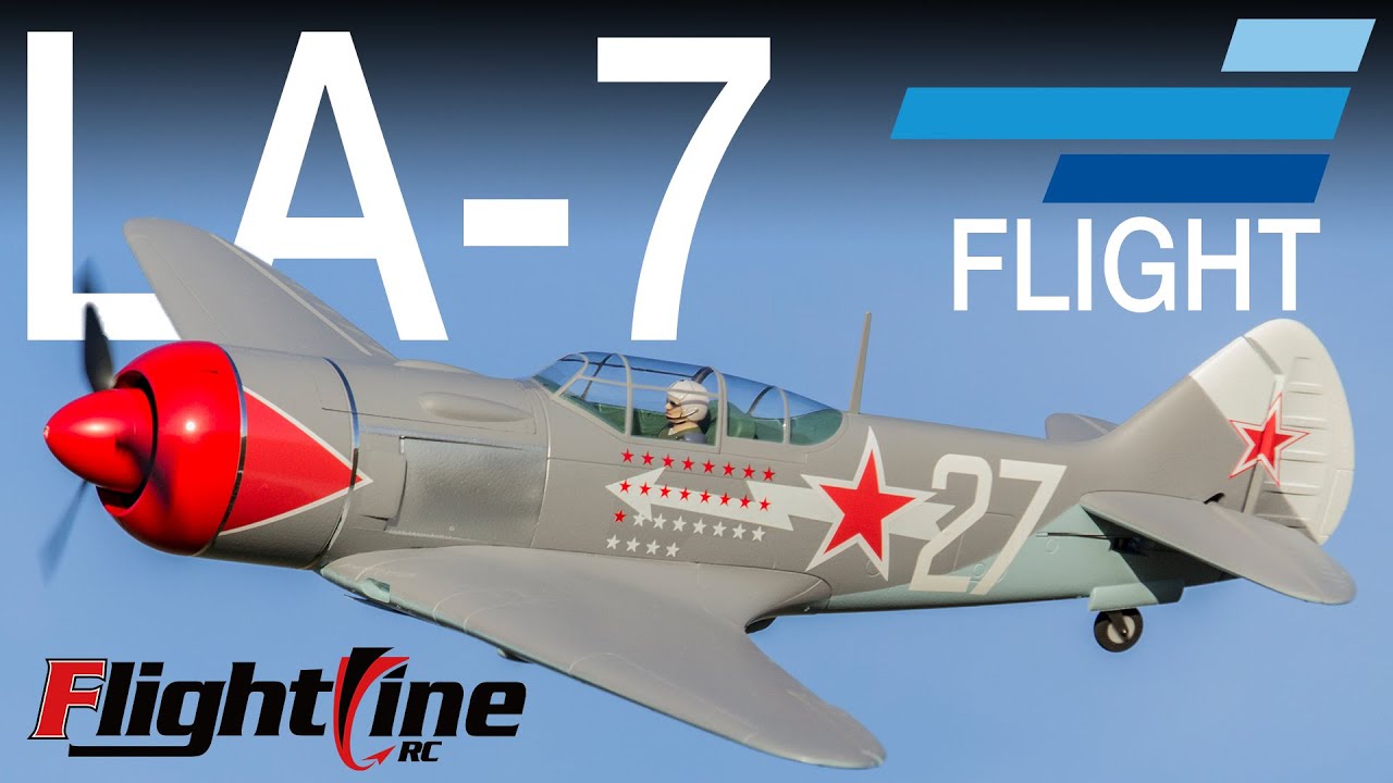 FlightLine La-7 1100mm RC Warbird - Motion RC Flight