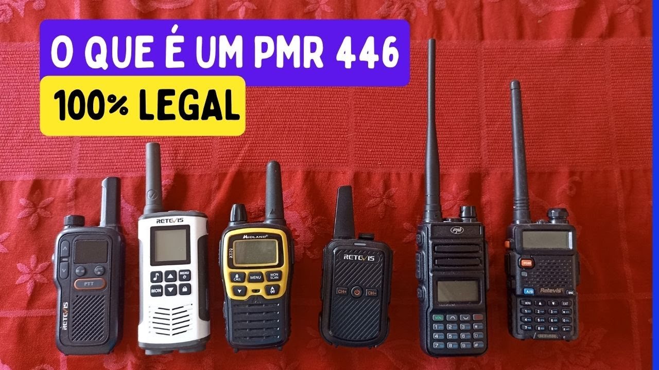 O que é um PMR 446 100% Legal