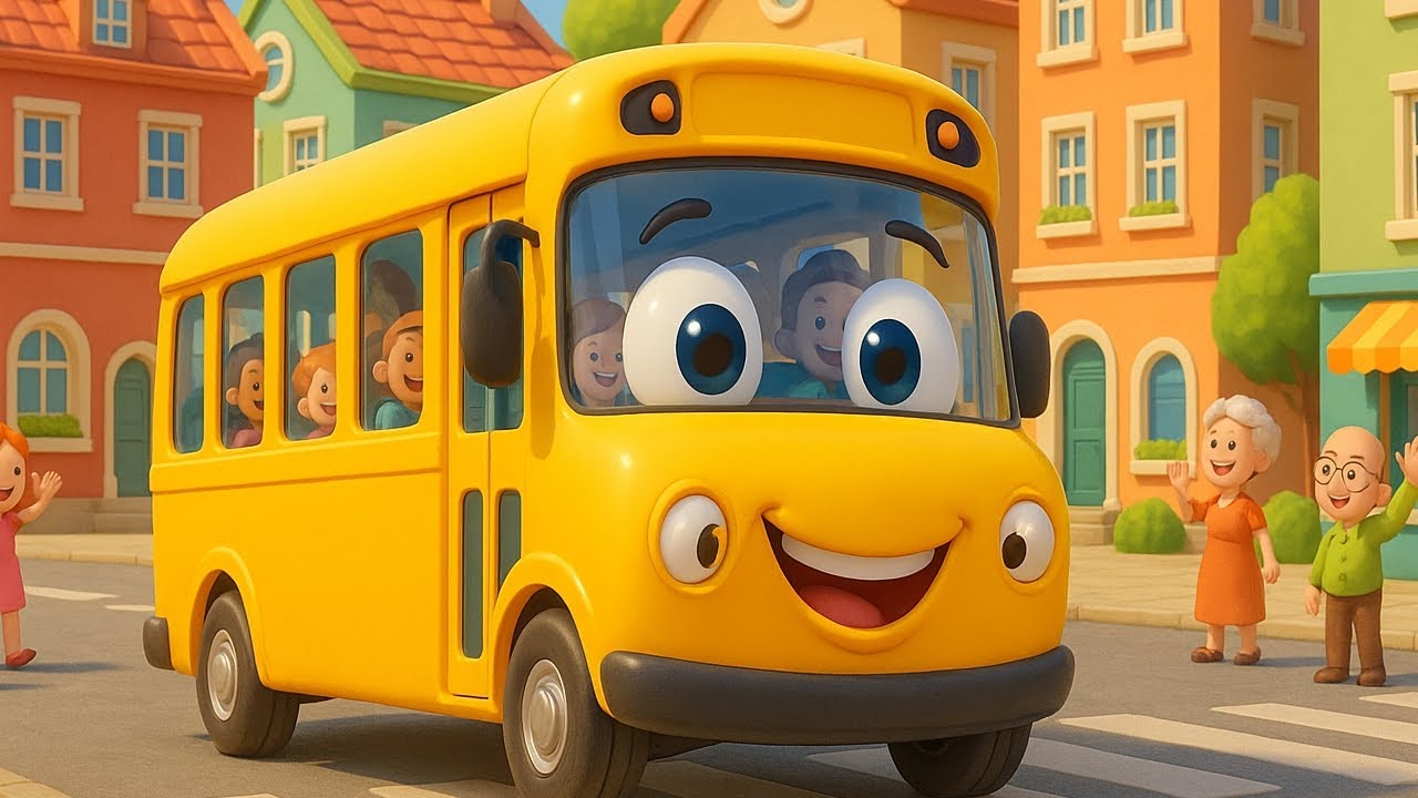 🚍 Wesoły Autobus &ndash; Przygody w Mieście | Bajka 3D dla dzieci🚍