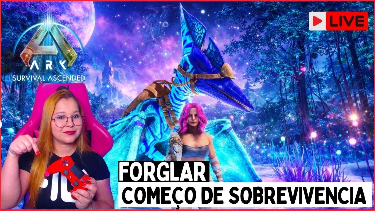 🔴 AO VIVO 🔴 Mapa Forglar |  O inicio de Sobrevivencia 🏹🦖 !discord !servidor