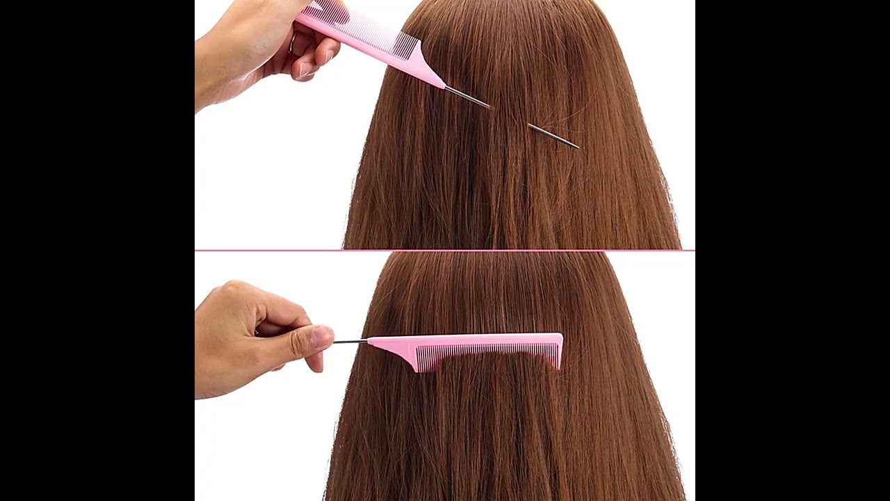 Professional Pointed Tail Hair Comb Hair Comb Hairdressing Comb#shorts