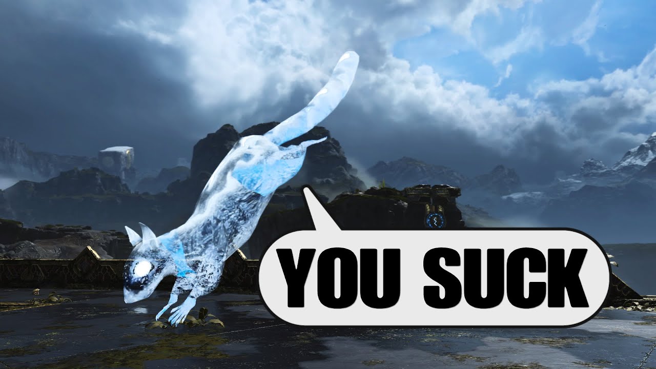 Ratatoskr antagonizing Kratos and Atreus - All dialogue (God of War 2018)