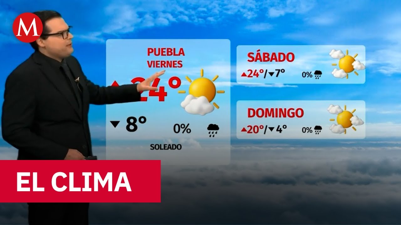 Clima de hoy viernes 30 de enero de 2026 | Pron&oacute;stico con Nelson Valdez