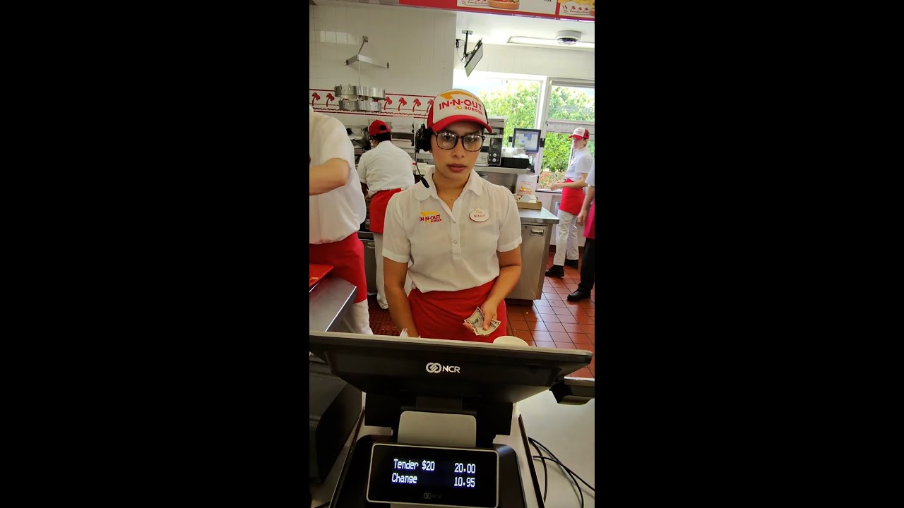 Ordering Combo #3 At In-N-Out Burger | Pov
