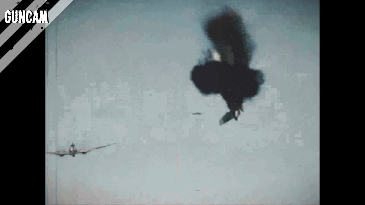 WW2 Guncam - P38J's engaging He-111's and Luftwaffe fighters [COLOR] | IL-2 Sturmovik