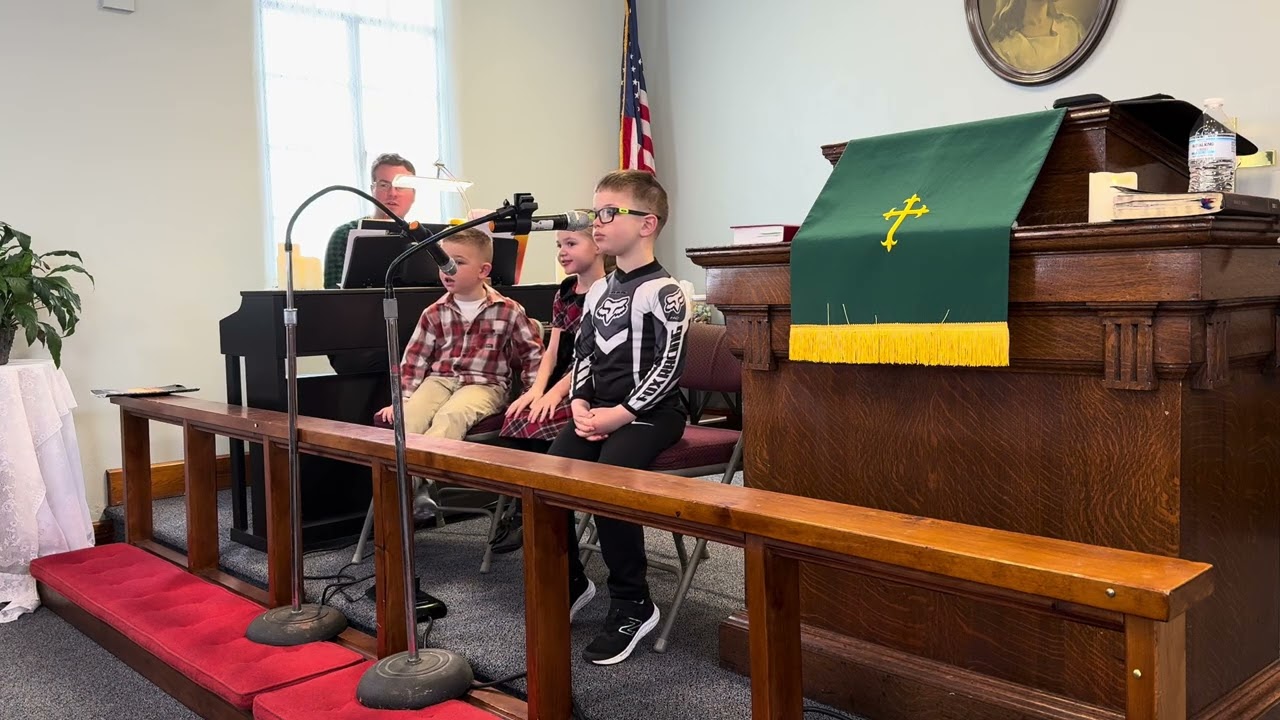 The kids surprised Bobby with Go Tell It On The Mountain. 2-8-26. Zack Ross on piano!! 