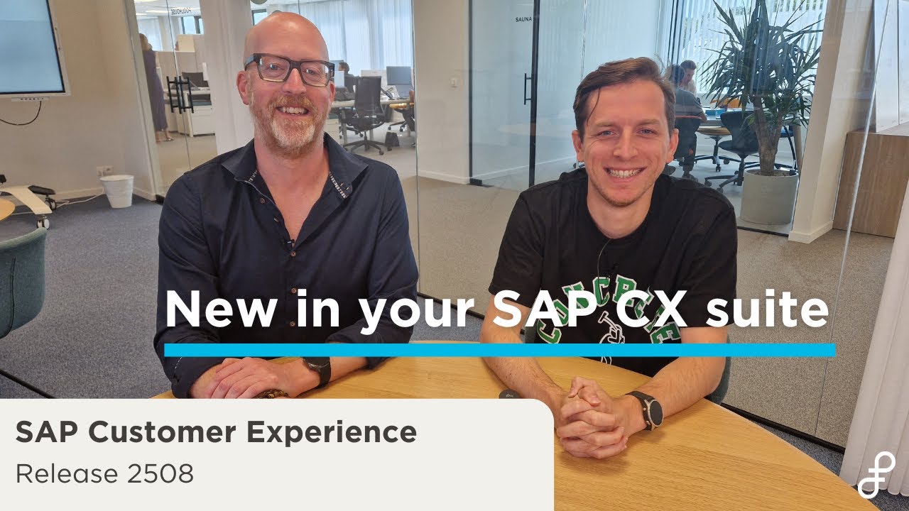 SAP customer experience release 2508