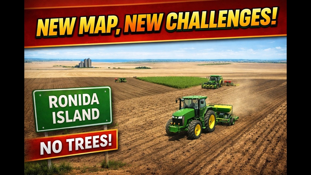New Map New Challenges! Farming on Ronida Island | FS25 Gameplay