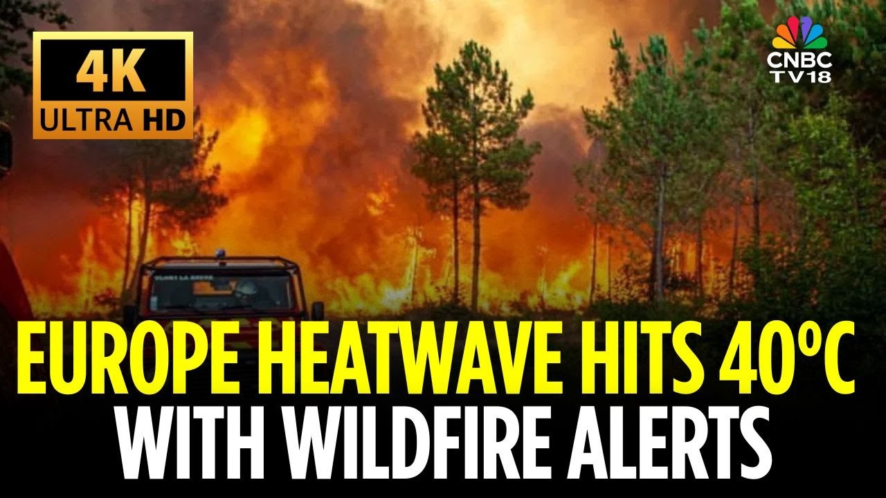 Europe Faces Extreme Heatwave, Temperatures Rise To 40°C | Wildfires Rage Across Spain And Portugal