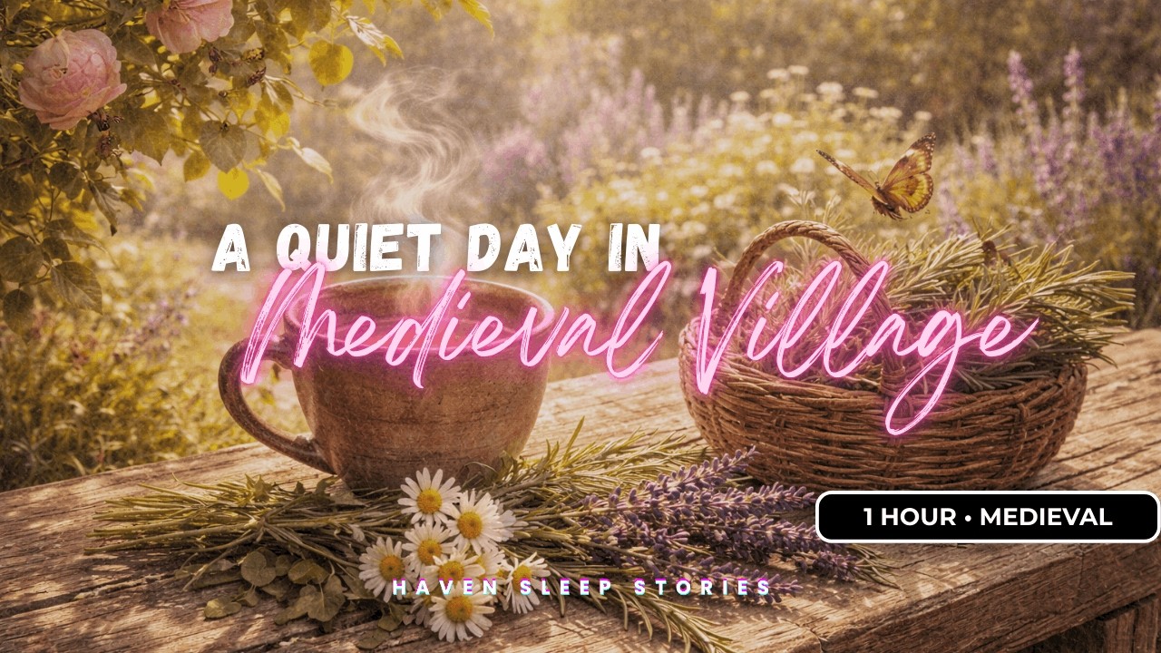A Quiet Day in a Medieval Village — 1-Hour Sleep Story | Fall Asleep to Peaceful History