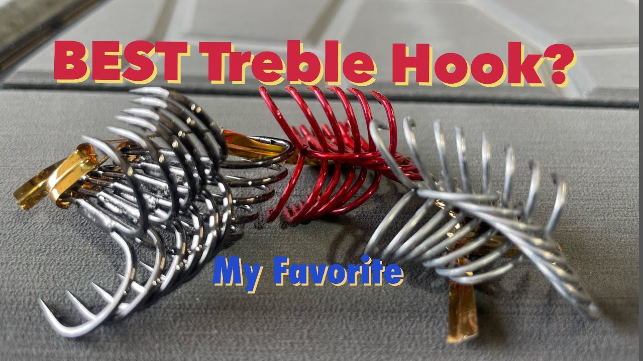 Best Treble Hook Design?  My FAVORITE Treble Hook 🪝 | #bassfishing #crankbait #topwater 