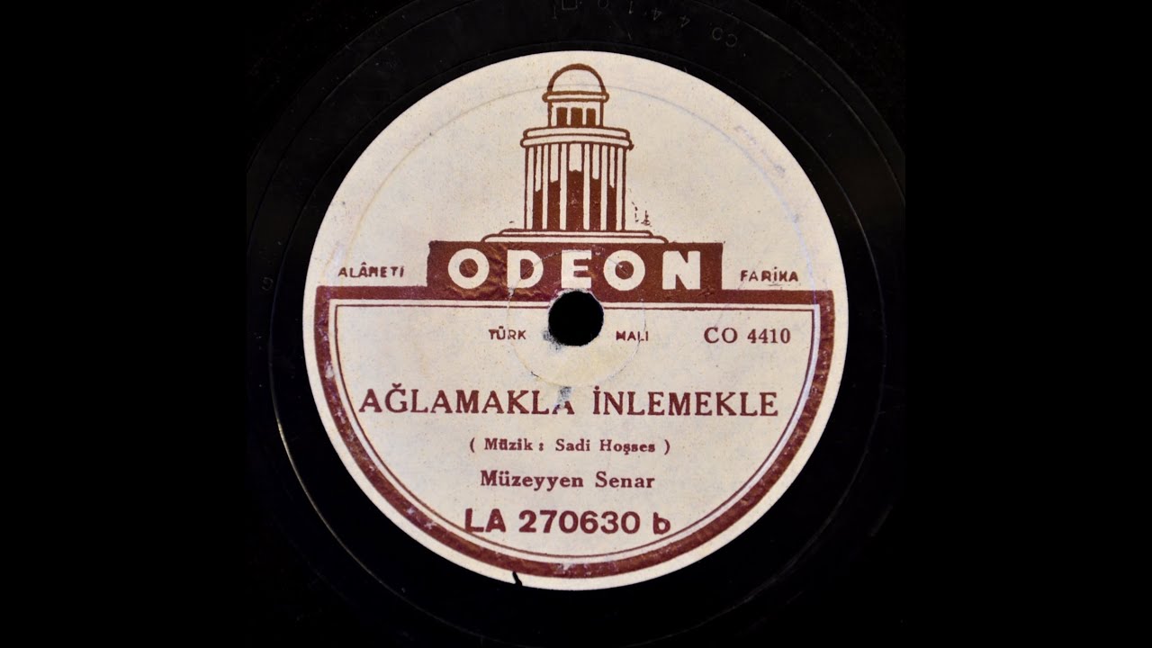 Müzeyyen Senar -  Ağlamakla inlemekle - GERÇEK TAŞ PLAK KAYDI