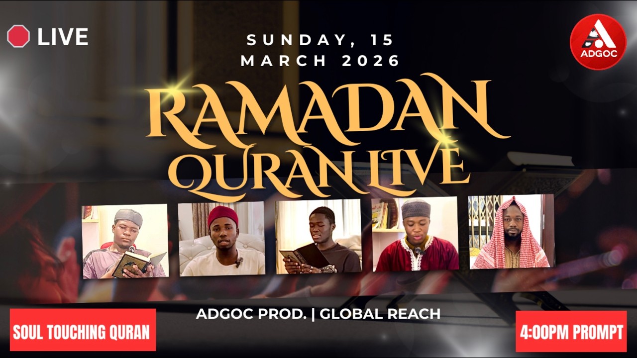 IRL LIVE Qur’an Recitation | Soul Touching Tilawah | ADGOC Ramadan Session