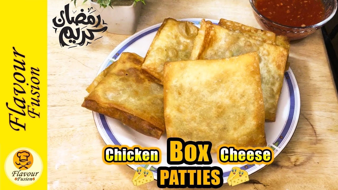 Chicken Cheese Box Patties by Flavour Fusion | Iftar Recipe | Ramzan Special | Quick & easy