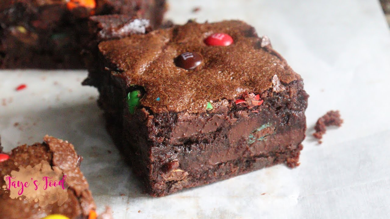 M&M's Fudge Brownies || Super Fudgy!