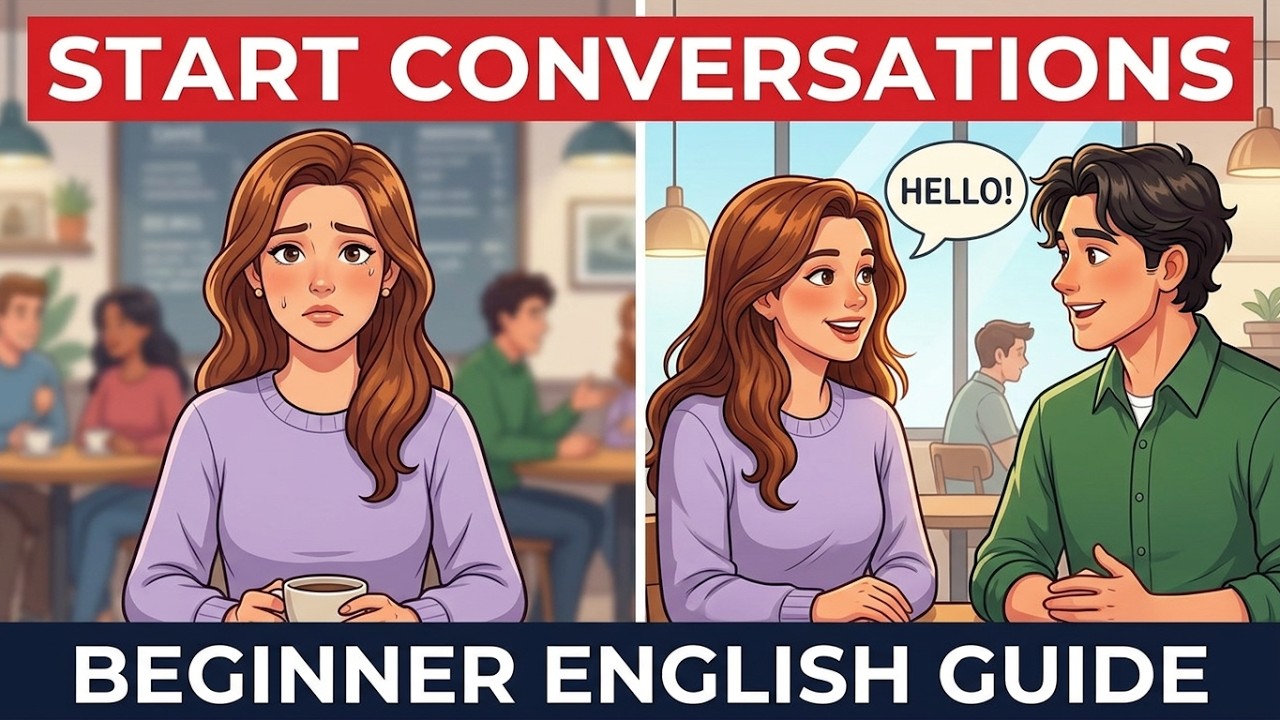 How to Start Conversations in English | Real-Life Speaking Practice | For Beginners