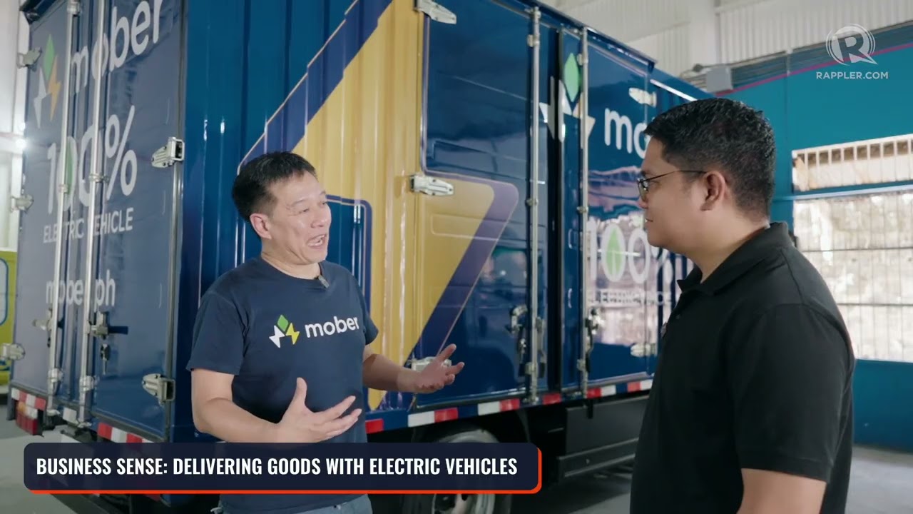 Inside Mober’s charging yard for its EV trucks