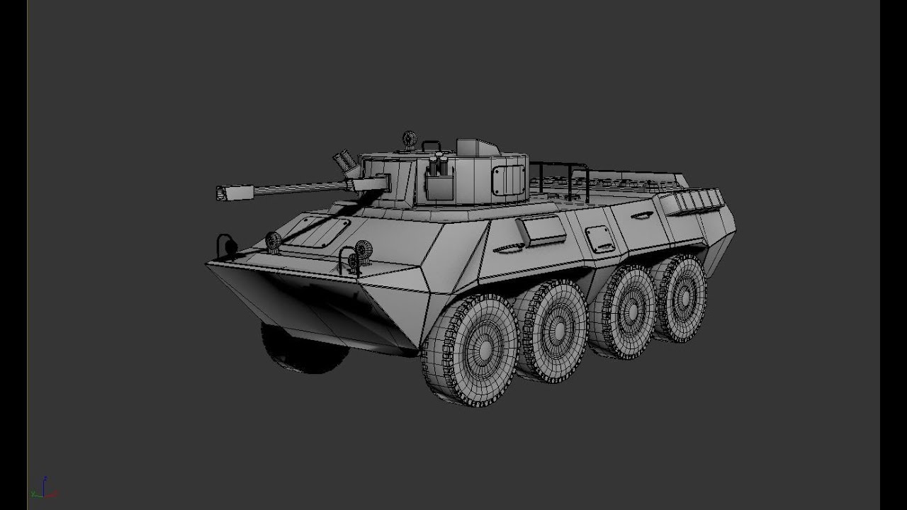 Modeling BTR 90 3ds max tutorial part - 2