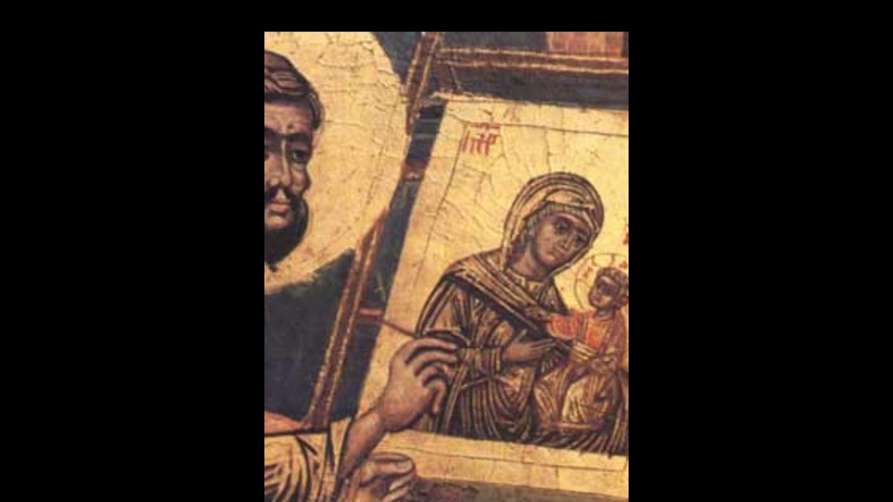 Cum s-a aratat Fecioara Maria sfintilor. Cine a pictat  prima icoana