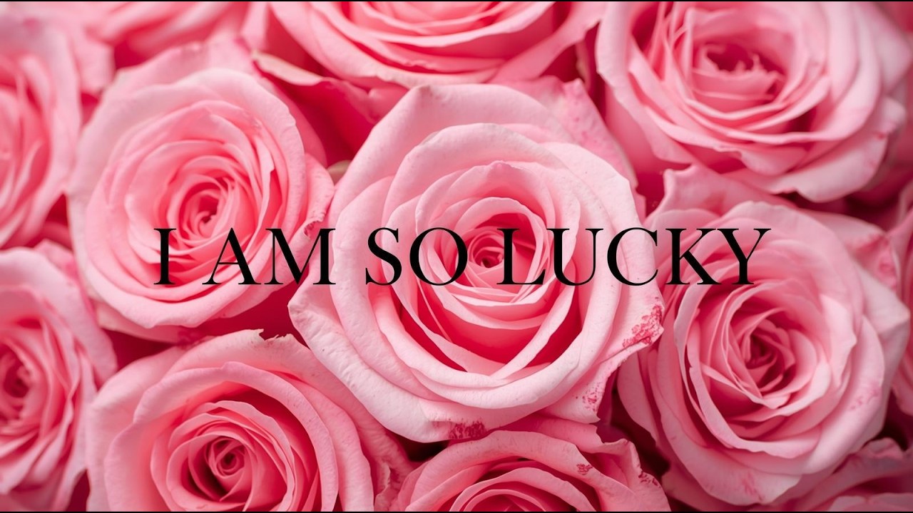I AM SO LUCKY (For Her) 💎 Male R&B Affirmation Song | Everything Goes My Way | ROYALTY AFFIRMATIONS