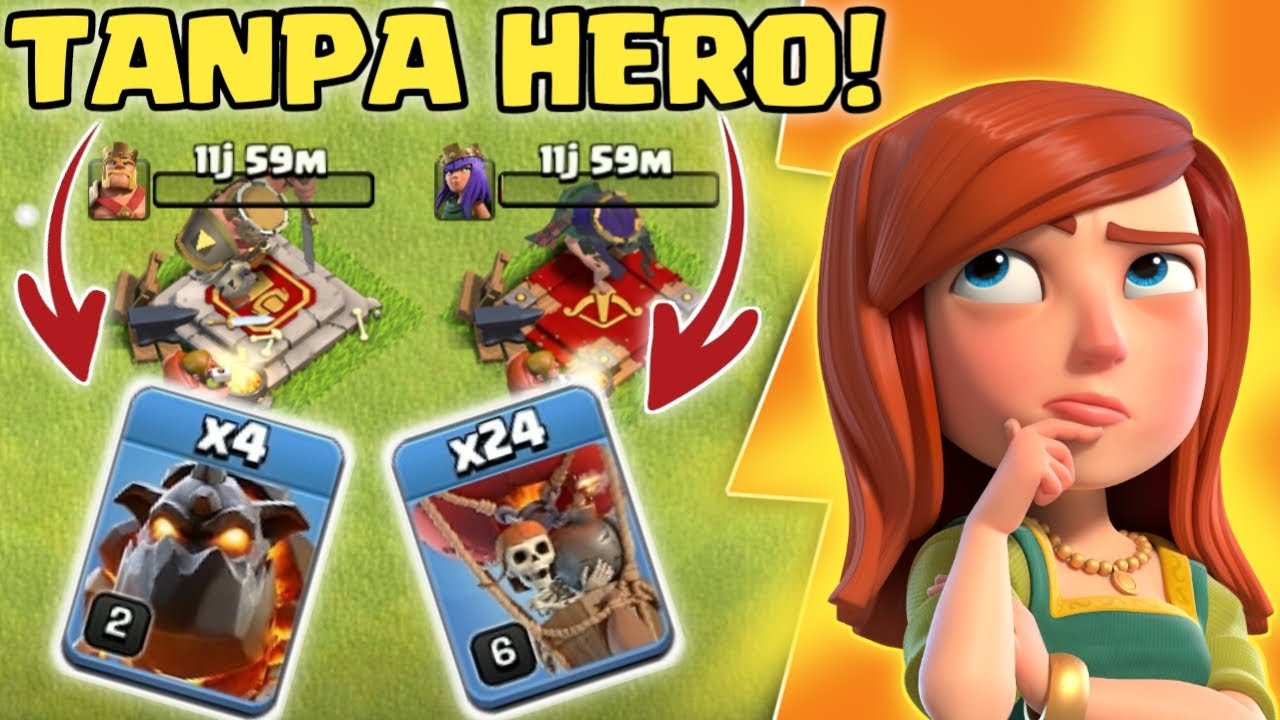 HERO DI UPGRADE? TIDAK MASALAH! LAVALOON TANPA HERO - STRATEGI TH 9  | COC INDONESIA