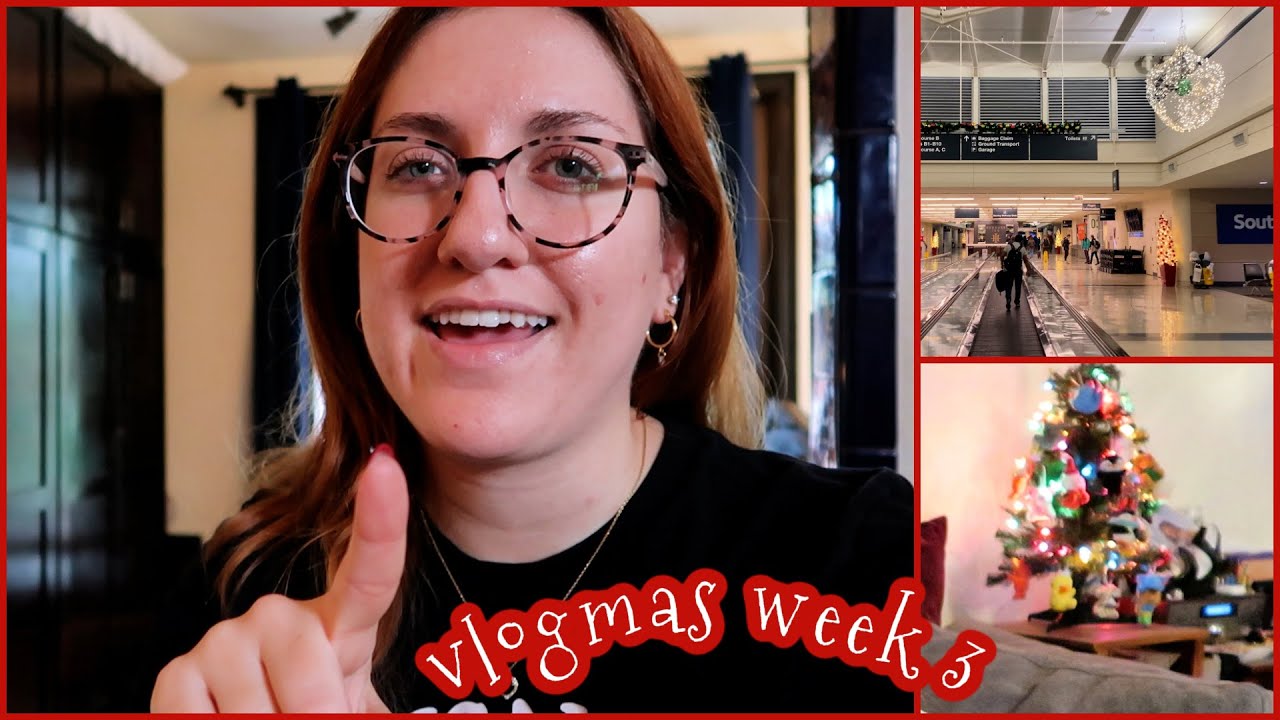 Last Week of Work, Survivor Chats & Flying Home! {vlogmas week 3}