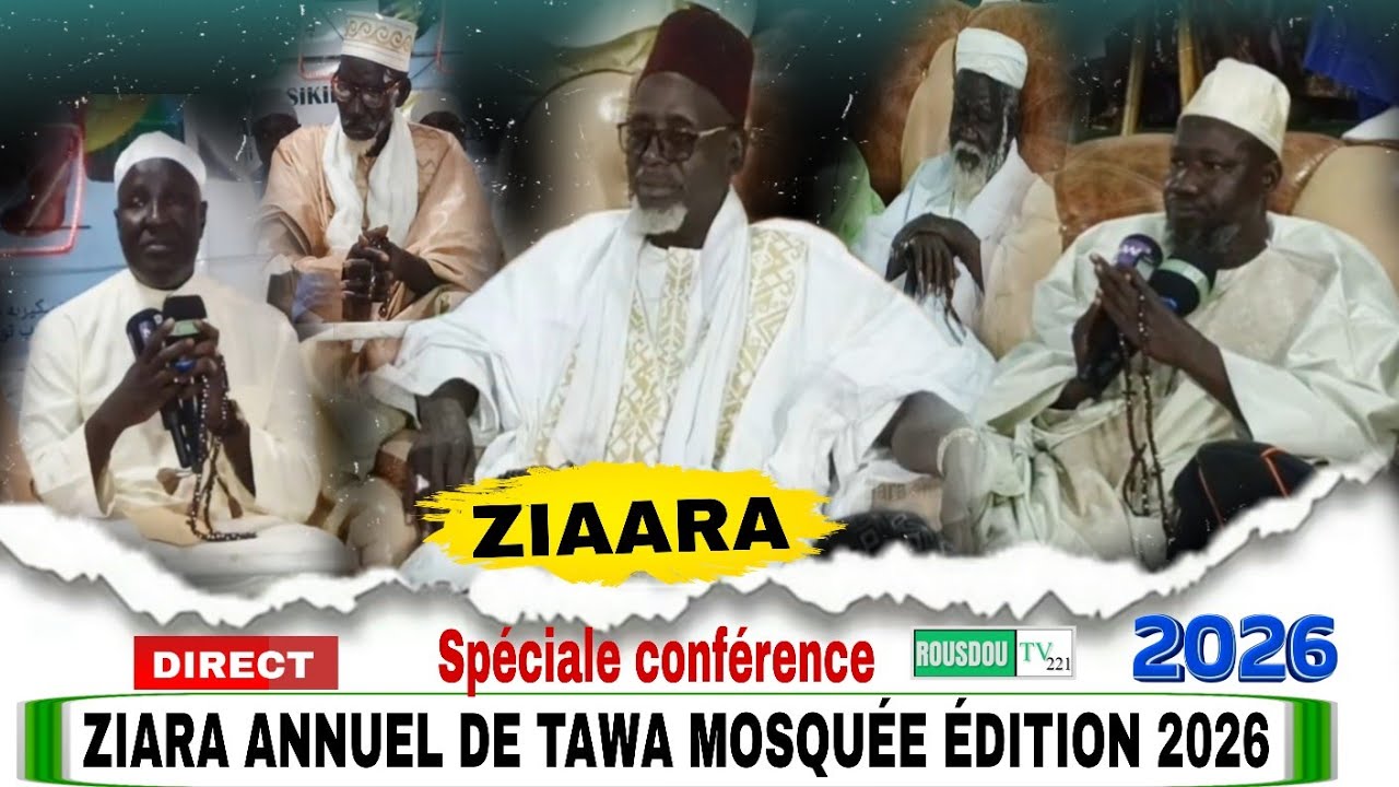 🔴 Goudik Gamou ziara annuel de serigne dara elhadji diop de tawa mosquée édition 2026 