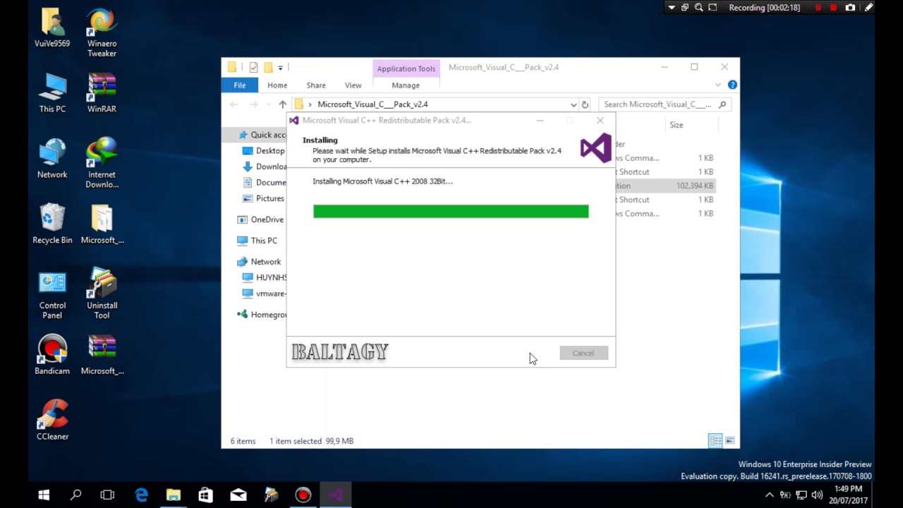How To Use Microsoft Visual C++ Redistributable 2005-2017 v2.4 || #VuiVe9569 - VuiVe9569