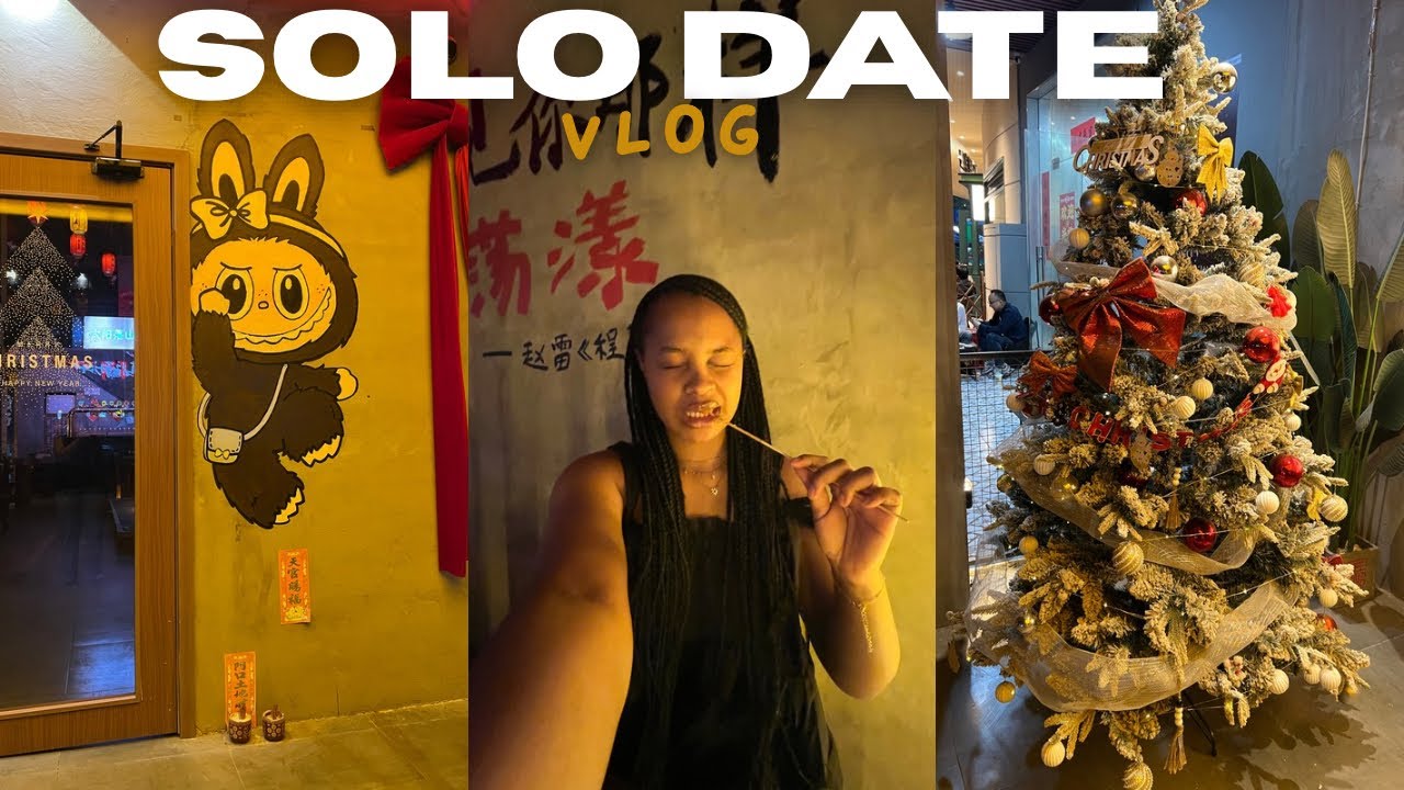 Solo date vlog | restaurant hopping | living alone in China 🇨🇳 