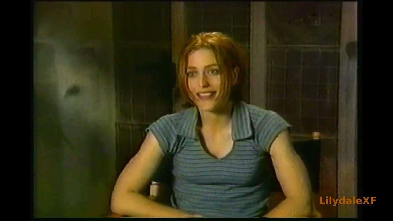 Gillian Anderson on MTV News (1996) about the Hal song 