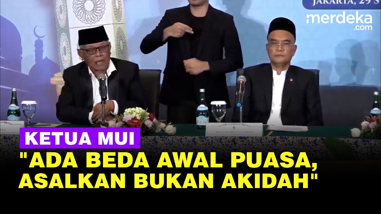 Tegas Ketua MUI Soroti Beda Awal Puasa Muhammadiyah & Pemerintah: Asal Bukan Akidah!