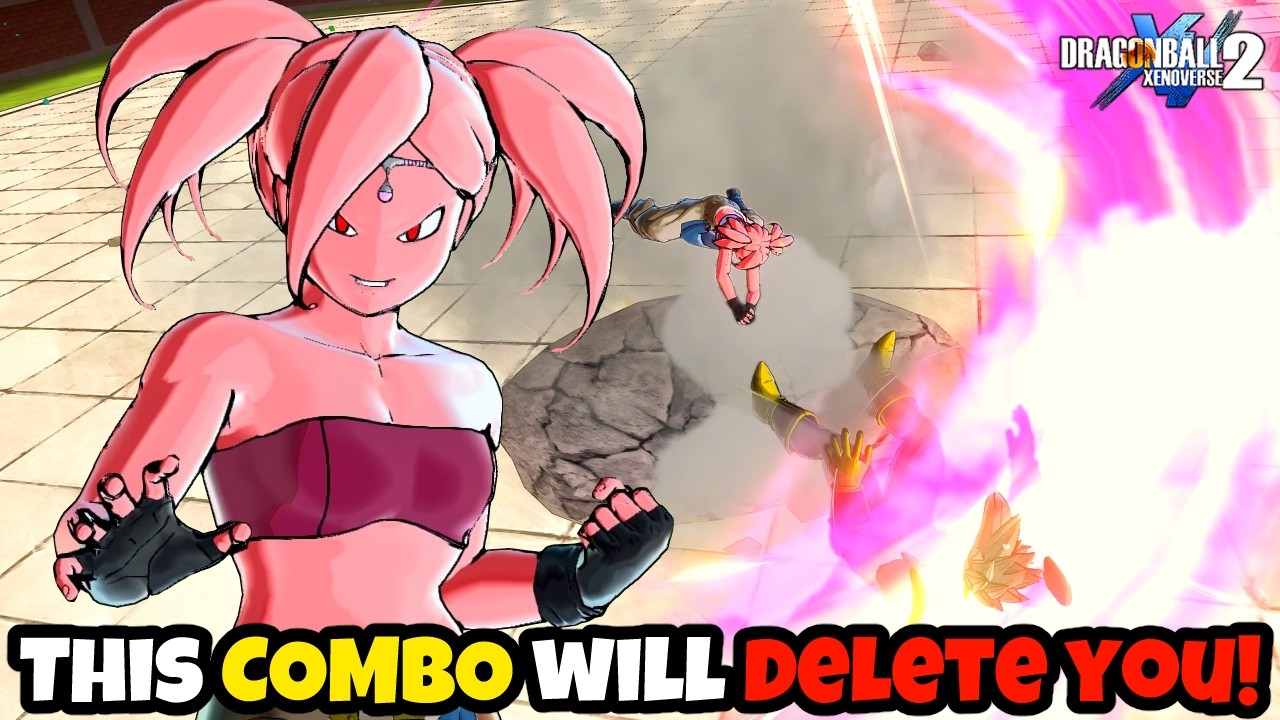 THIS BROKEN STRIKE COMBO INSTANTLY DELETES HEALTH BARS!-DRAGONBALL XENOVERSE 2
