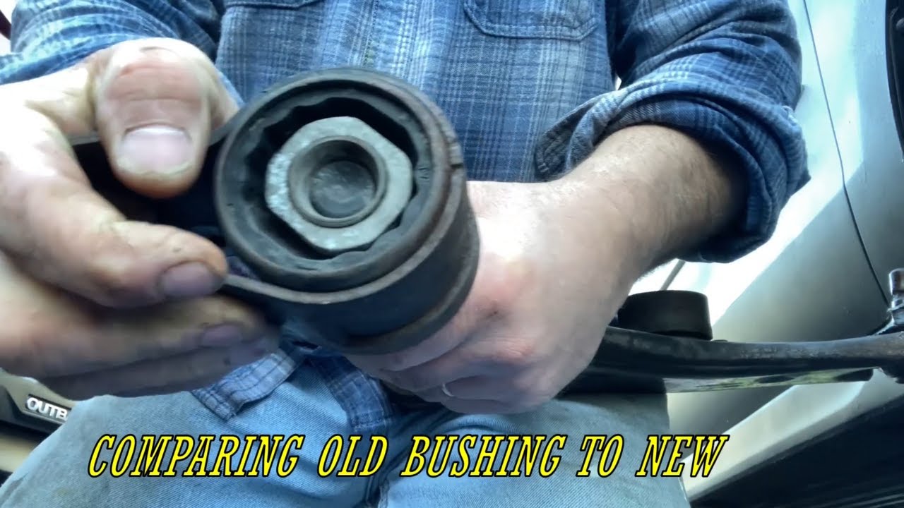 Replacing '06 -'10 Mazda 3 or 5 worn out lower control arm bushings.