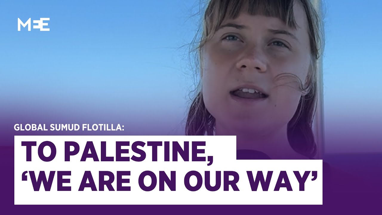 Global Sumud Flotilla activists share their messages to Palestinians in Gaza