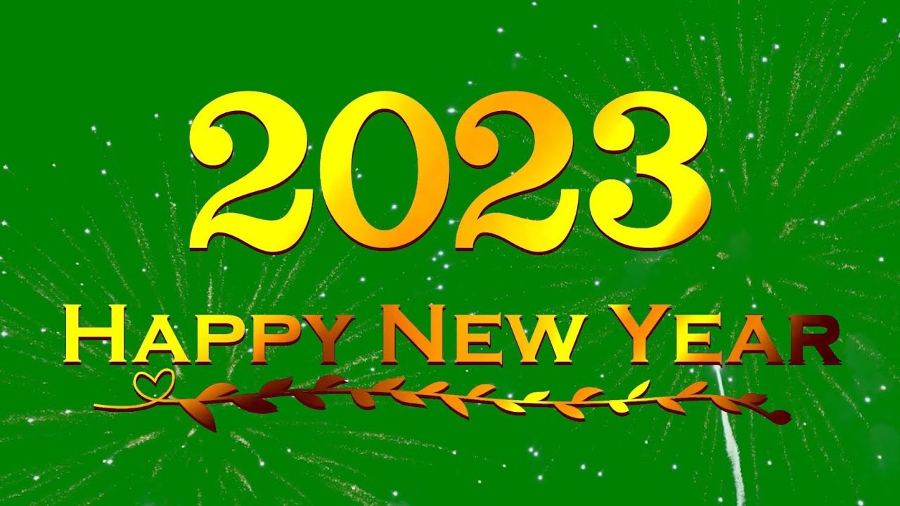 Happy New Year 2023 Wishes Green Screen Video Effects @satishdesigngraphy