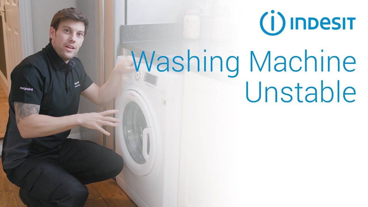 How to stop an unstable/wobbling washing machine | by Indesit