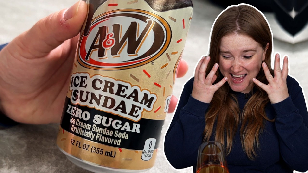 Best Soda Sundae EVER? A&W Ice Cream Sundae Review!