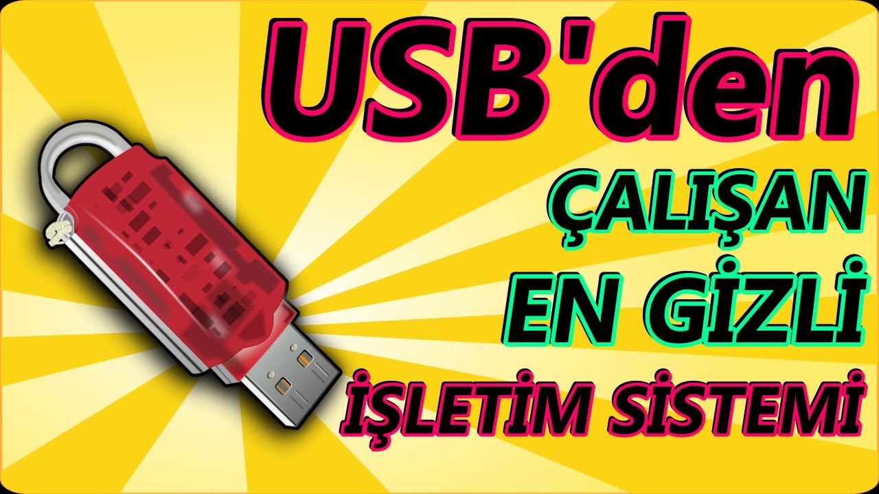 Sadece USB'den Çalışan EN GİZLİ İşletim Sistemi !! 👈👈