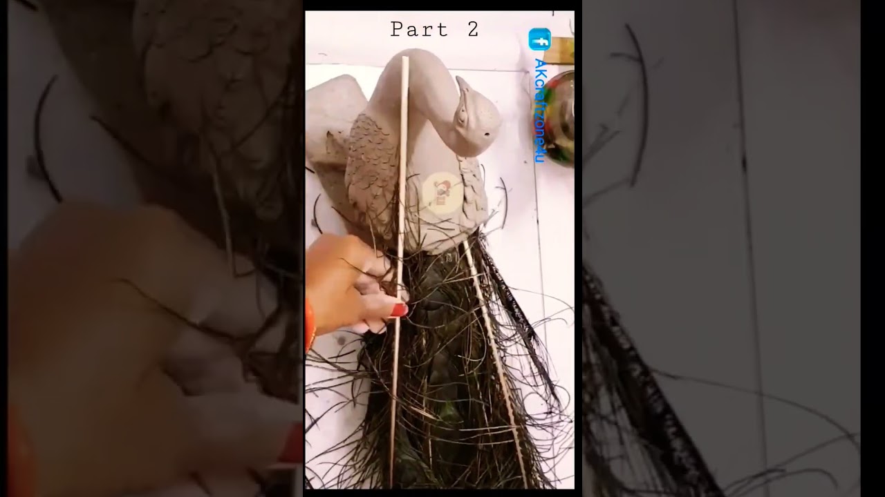 #shorts #youtubeshorts #tiktokviral #craftzone4u #shortvideo #peacockmaking