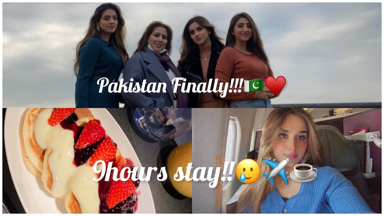 Back to pakistan!!🇵🇰♥️ ft.Sehar mirza|| Jannat mirza||Alishbah Anjum🤎