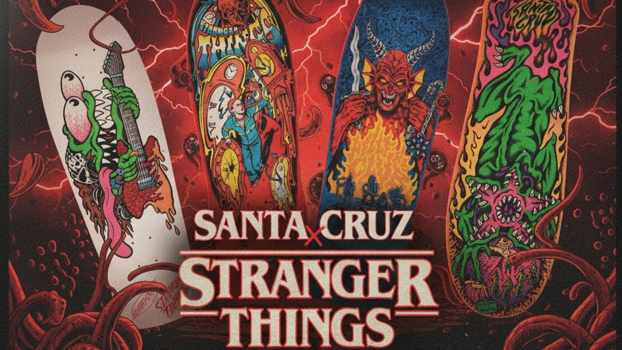 Первый взгляд: история лимитированной коллекции Santa Cruz x Stranger Things