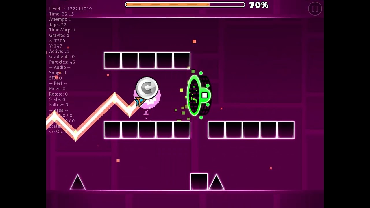 Geometry Dash - Level Complete - Base Today Base (Made by me) ID Code: 132211019