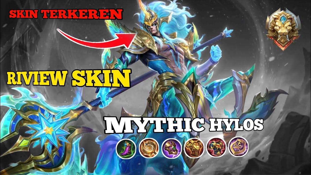 RIVIEW SKIN MYTHIC HYLOS DI RANK, Skin terkeren | efek bagus dan tebal!!