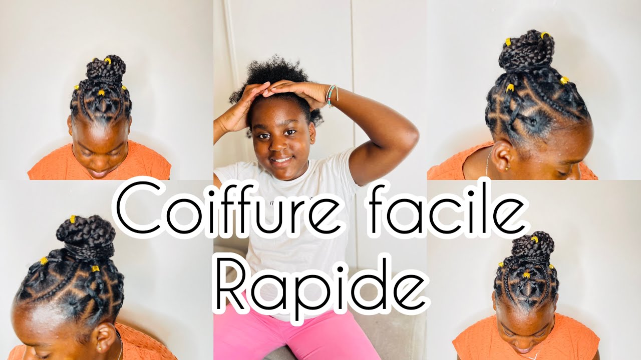 Coiffure facile & rapide cheveux afro enfants //coiffure protectrice #cheveuxnaturels #coiffureafro