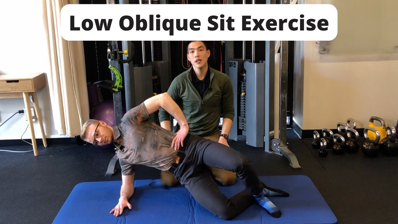 Low Oblique Sit Exercise | Total Body Health Victoria BC |