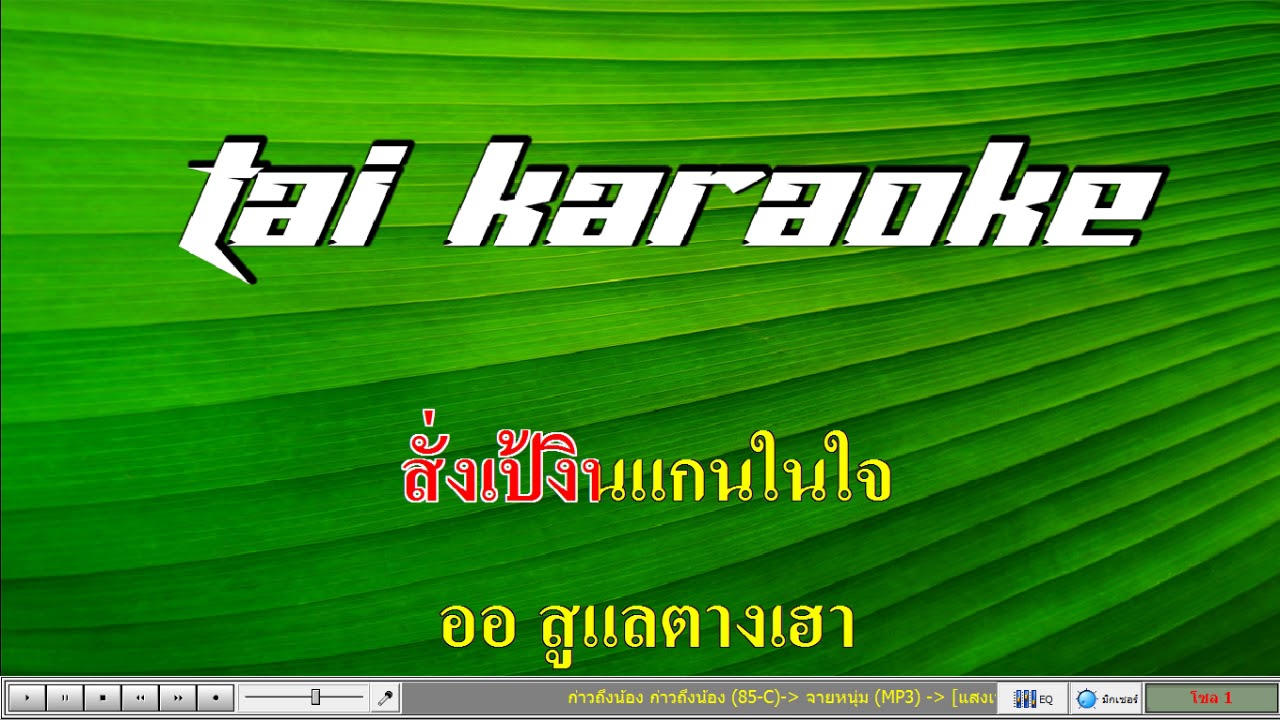 ก่าวถึงน้อง จายหนุ่ม คาราโอเกะ